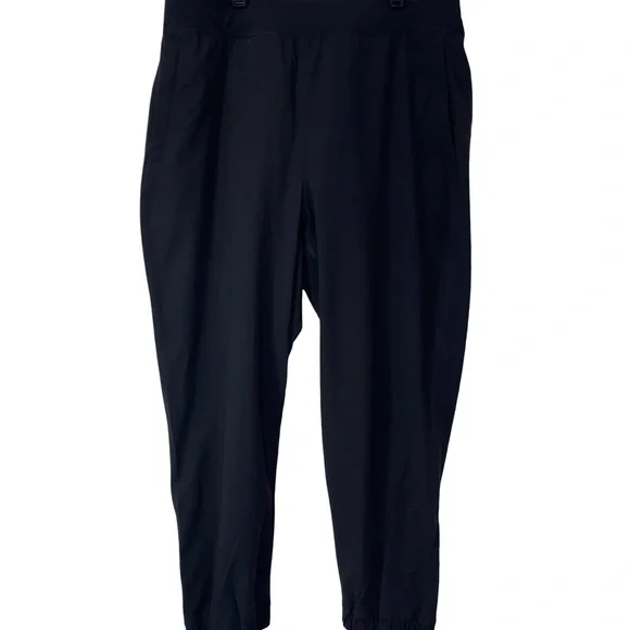 Lululemon adapted state high rise cropped jogger pants black size 8 with pockets - Picture 6 of 9